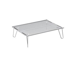 Snow Peak Ozen Solo Table en Aluminium Argenté 297 x 210 x 85 mm