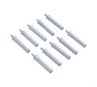 snowchecking Amortisseur de porte d'armoire, silencieux, charnière de meubles, réduction du bruit, construction en plastique ABS lisse, silencieux (gris)