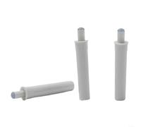 snowchecking Amortisseur de porte d'armoire, silencieux, charnière de meubles, réduction du bruit, construction en plastique ABS lisse, silencieux (blanc)