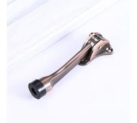 snowchecking Butée de porte, levier à pied, butée en caoutchouc pour l'amélioration de la maison, prise en main antidérapante et design de réduction du bruit, construction en alliage de zinc (bronze