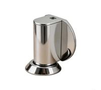 snowchecking Butée de porte magnétique, butée de porte au sol, loquet autocollant, support robuste en alliage de zinc, installation sans perçage, écart réglable de 5 à 22 mm, amortissement silencieux