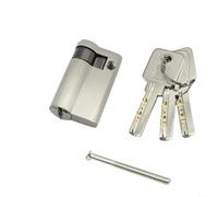 snowchecking Demi-cylindre de serrure, serrure de porte de sécurité, cylindre profilé européen pour portes en bois et aluminium, goupilles antivol avec 100 000 cycles de durabilité, tailles 45 mm 50