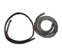 snowchecking Joint de bas de porte, joint à brosse, bande d'isolation acoustique, coupe-vent et anti-poussière, réduit l'énergie (marron)