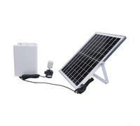 Snowchecking Kit de pompe à fontaine solaire 9 V 6 W 10 W avec moteur à bobine en cuivre à 5 vitesses, batterie protégée IC, design étanche à la poussière, pour bassin à poissons de jardin (9 V, 10 W