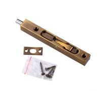 snowchecking Loquet de store en acier inoxydable, levier de protection de porte, verrou de verrouillage, type boîte à boulons dissimulés, haute résistance, ressort de serrage, 15,2 cm, pour double