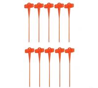 Snowchecking Nettoyeur de dragage pour buse de calfeutrage, élimine le mastic séché des tubes pour un flux fluide, compatible avec les buses de 27 mm à 100 mm, outil manuel de bricolage, orange (10