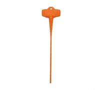 Snowchecking Nettoyeur de dragage pour buse de calfeutrage, élimine le mastic séché des tubes pour un flux fluide, compatible avec les buses de 27 mm à 100 mm, outil manuel de bricolage, orange (1