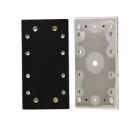 Snowchecking Patin de ponçage carré 93 x 178 mm, plaque de support en mousse d'aluminium, pour Festool RS300 EQ-Plus LRS 93, accessoire pour ponceuse à 12 trous