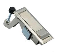 snowchecking Serrure à compression en alliage de zinc, loquet d'armoire industrielle, fermeture de porte pour boîtier électrique, mécanisme de pêne dormant sécurisé, bouton poussoir à une touche, 76 x