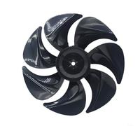 Snowchecking Ventilateur à 7 pales en plastique silencieux, 25 cm, pour circulateur d'air, sol, mur, bureau, noir (noir)