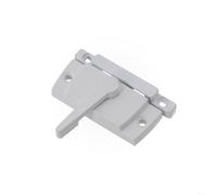Snowchecking Verrou de châssis en alliage de zinc, loquet à battant coulissant, loquet vertical pour suspension simple et double pour fenêtres avec sécurité anti-goujon et crochet à came serré (droite