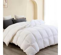 SNOWMAN Couette en Duvet d'oie Blanche 100% Coton pour lit jumeau, résistante et hypoallergénique