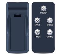 Snrigw Télécommande pour ventilateur de cheminée électrique Klarstein Skyscraper 10027947 argenté