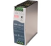 SNT MW-SDR120-24 - Alimentation à découpage, montage DIN, 120 W/24 V/5 A