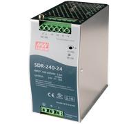 Mean Well Alimentation rail DIN SDR-240-24 – 240 W (115/230 V CA) PFC actif 10 A