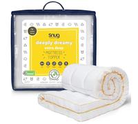 Snug Deeply Dreamy Surmatelas pour lit Double - 10 cm Extra épais avec Sangles élastiques matelassées, Confortables, Super Douces - Hypoallergénique - Lavable en Machine - Double - 190 x 135 cm