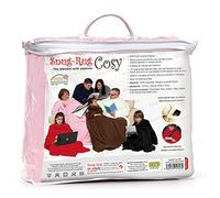 Snug Rug Couverture Confortable avec Manches véritable SnugRug en Tissu Polaire Super Doux 160 g/m² avec Manches surdimensionnées et Poche pour Adultes (Rose)