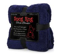 Snug Rug Marine Plaid Canape Couverture Polaire Véritable Tapis Douillet Couverture de Luxe à Chaud à Jet Polaire Sherpa 127 x 178 cm