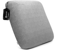 SNUGL Coussin de Canapé 50×50 cm - avec Housse Incluse - Velours à Mémoire de Forme - Housse Hypoallergénique et Lavable (Grand Gris Nuage - 1 Coussin)