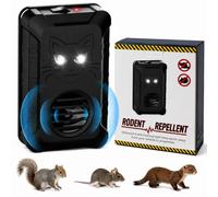 Snugloo Répulsif Ultrasons Voiture Anti Fouine Martre mit LED & Vibration | Double Action Ultrasons & Fonction Start/Stop Intelligent Anti Martre Souris pour Protection Compartiment Moteur et Garage
