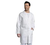 SNV Blouse Blanche 100% Coton Manches Longues pour Laboratoire médical et agroalimentaire