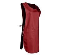 SNV Chasuble médicale pour nettoyage/entretien/restauration et instituts médicaux.. Fermeture par cordon de serrage. Tablier médicale taille unique (Bordeaux)