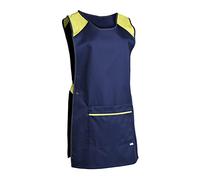 SNV Tablier chasuble ménage médicale femme entretien/nettoyage/industrie réglable par pattes avec 3 pressions avec 1 grande poche • hauteur du vêtement médicale 80cm