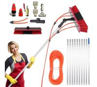 So Panel Kit de nettoyage de 17 m avec brosse et balai So Panel pour un entretien efficace du panneau et une performance optimale