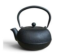 SO SKIN IDASY Théière en fonte japonaise noir 700 ml avec filtre inox, intérieur émaillé, garde la chaleur, design japonais raffiné, idée cadeau