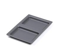 So-Tech® Couvercle pour Seau de 6L eins2vier Tri Déchets Poubelle de Cuisine Tri Matières Recyclables Gris Aluminium