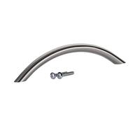 SO-TECH® Poignée Arquée BG01e en Vrai Acier Inox Massif Ø 10 mm/Entraxe 128 mm pour Meubles et Tiroir