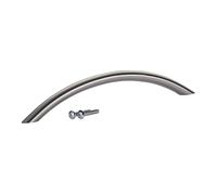 SO-TECH® Poignée Arquée BG01e VRAI ACIER INOX massif Ø 10 mm/Entraxe 160 mm/Poignée de Meubles Poignée de Tiroir