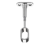 SO-TECH® - Support central pour montage au plafond - Pour tube de placard - Ovale - 30 x 15 mm - En acier chromé - Ferrures de meubles
