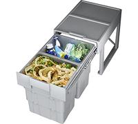 SO-TECH® Système de Tri des Déchets Poubelle 2 x 16 Litres à partir de 400 mm de Largeur de Porte avec Bacs