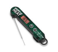 SOAR Thermomètre à viande numérique NFL - New York Jets | Thermomètre à viande à lecture instantanée avec sonde pliable et affichage numérique pour grill, barbecue et cuisine