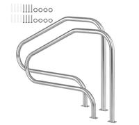 SOARS Rampe Piscine, Main Courante Piscine en Acier Inox (130 X 94 CM,2)
