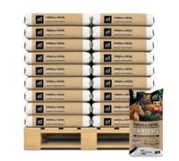 SOBAC Fumier de cheval universel - 960KG pour 1920 m² - 48 sacs - Pour potager, plantations, fleurs fruitiers & arbres - Sans risque de brûlure & sans odeur - UAB