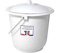SoBazar - ALUMINIUM ET PLASTIQUES - Seau hygienique modele enfant Ø 23 mm 5 litres avec couvercle avec Anses en acier