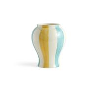 Sobremesa Stripe Vase Grand Vert/ Jaune