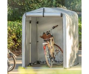 SoBuy Abri pour vélo Abri pour vélo Garage pour vélo Tente Garage multifonctionnel Tentes pour vélo Extérieur en couleur argent, 120x176x163cm