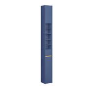 SoBuy Armoire de Salle de Bain MDF Bleue 20x20x180 cm
