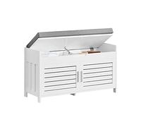SoBuy Banc Chaussures avec 2 Portes 90x33x50cm pour entrée