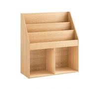 SoBuy Bibliothèque enfant Meuble de rangement Bois clair Scandinave KMB01-N