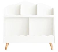 SoBuy Bibliothèque enfant KMB100-W – Étagère Montessori 5 compartiments ouverts blanche 82x76x35 cm