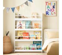 SoBuy Bibliothèque enfant Étagères murales Blanc Scandinave KMB08-W