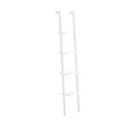 SoBuy Bibliothèque Murale Échelle 4 Niveaux Blanc 33 x 180 cm FRG15-W
