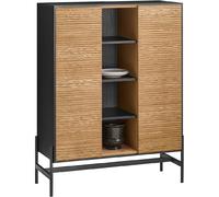 SoBuy Buffet de cuisine - 2 portes, 4 compartiments