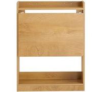 SoBuy Bureau Gamer Pliable avec Rangement, Table Multifonctionnelle Rabattable en Bois Naturel
