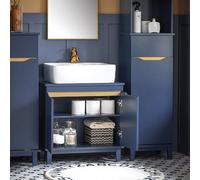 SoBuy BZR113-B Meuble sous-lavabo Bleu