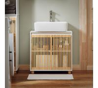SoBuy BZR125-W Meuble sous lavabo Meuble sous lavabo Meuble de salle de bain Meuble bas